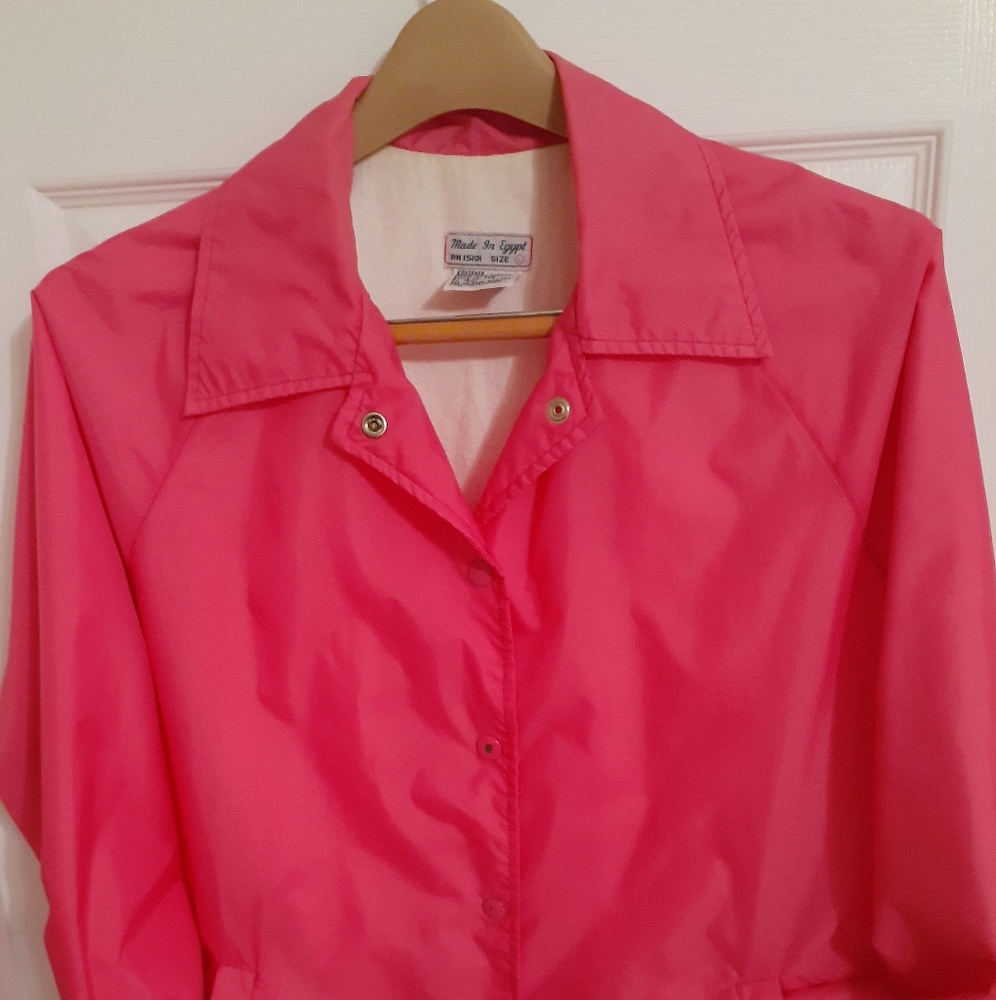 Pink windbreaker L Made in Egypt